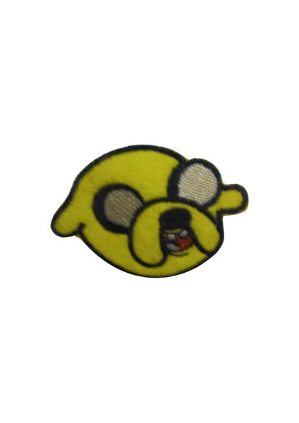 Aplike Ütü Ile Yapışan Köpek Yüzü Sarı Arma 6x7 cm
