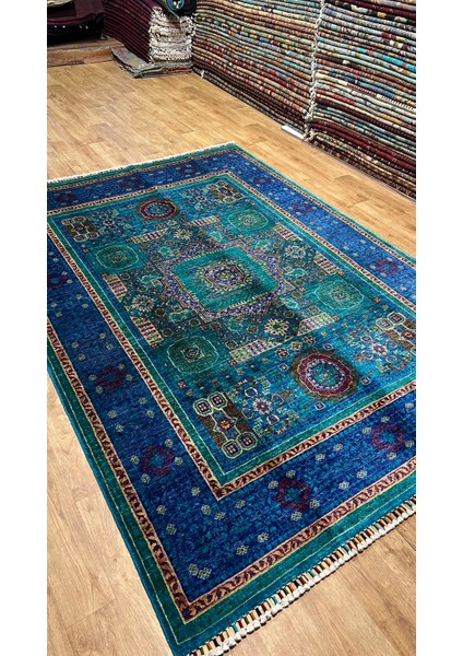 El Dokuma Afgan Memluk Halısı