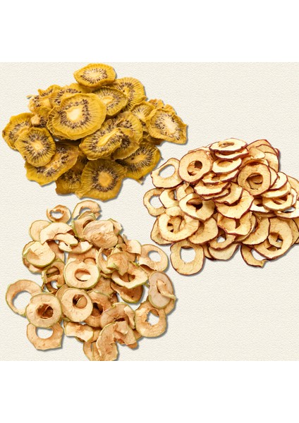 Ofresko Kuru Meyve Cipsi Mix Paket - Fırında Kurutulmuş Kırmızı Elma, Yeşil Elma ve Kivi - Katkısız & İlave Şekersiz - Sağlıklı Atıştırmalık modelleri