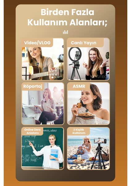 Kablosuz Tüylü Yaka Mikrofonu Wireless Şarj Kutulu Canlı Yayın Ios ve Android Uyumlu Yaka Mikrofonu indirimleri