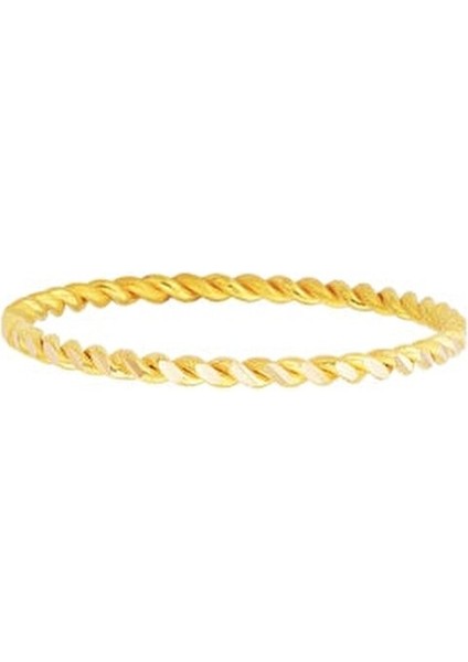 22 Ayar 9 gr 2'li Burma Bilezik Modeli Altın Yüzükler İçin Şık Seçim modelleri