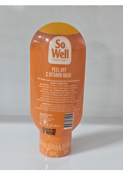 Soyulabilen C Vitamin Maske 100 ml fiyatları