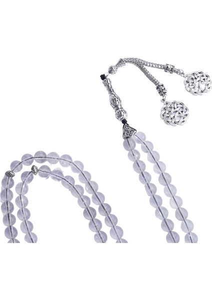 Kristal Kuvars Doğal Taş Tesbih 99'lu fiyatları