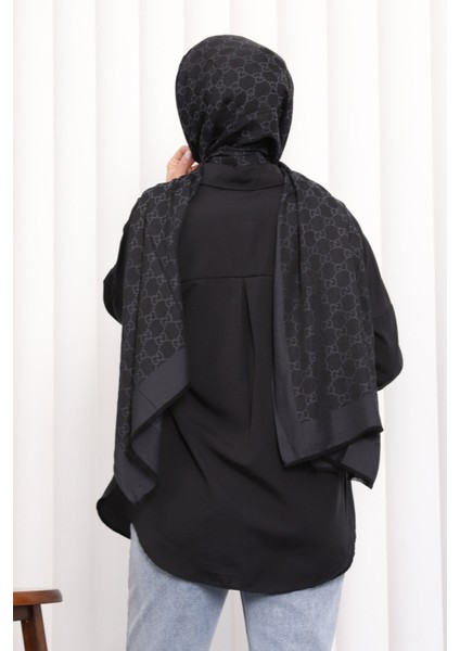 Siyah Düğmeli Salaş Terikoton Gömlek fırsatları