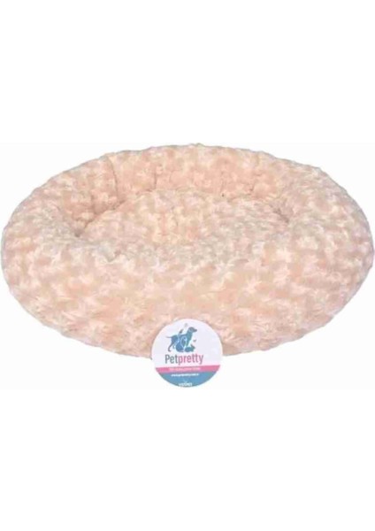 Simit Yatak Peluş Gül Kurusu 55*55