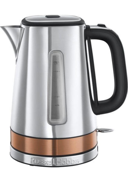 Paslanmaz Çelik ve Bakır Su Isıtıcı, 1,7 L, 2400 W, Hızlı Kaynatma