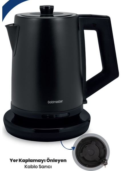 Beliz 2200W Paslanmaz Çelik Siyah Su Isıtıcı 2l GM7376 fiyatları