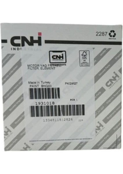 Motor Yağ Filtresi Td, Tt4, Tt Serileri (1931018) fiyatları