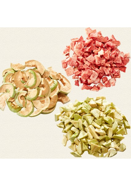Ofresko Kuru Meyve Mix 3'lü Paket - Dondurularak Kurutulmuş Kavun - Karpuz ve Yeşil Elma - Katkısız & İlave Şekersiz modelleri