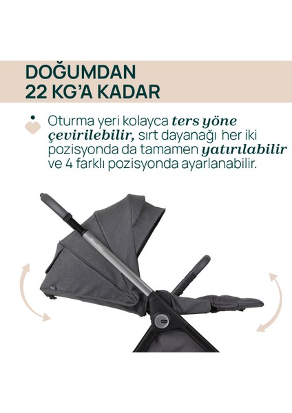 Bellagıo Bebek Arabası Black Satın