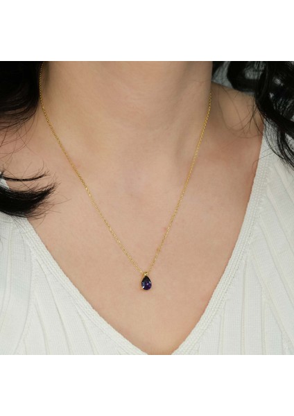 Ametist Damla Taşlı Kolye Dml2 fiyatları