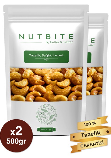 Kavrulmuş Kaju 1kg - Yağlı & Tuzlu Kavrulmuş