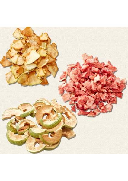 Ofresko Mıx Dondurularak Kurutulmuş Karpuz-Yeşil Elma - Fırında Kurutulmuş Kavun / Kuru Meyve modelleri