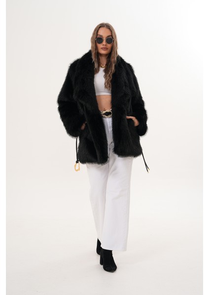 Kemerli Geniş Yaka Midiboy Kaban modelleri