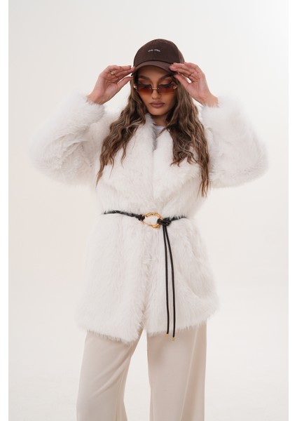 Kemerli Geniş Yaka Midiboy Kaban indirimleri