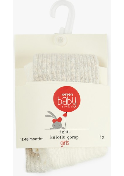 Sim Detaylı Külotlu Çorap