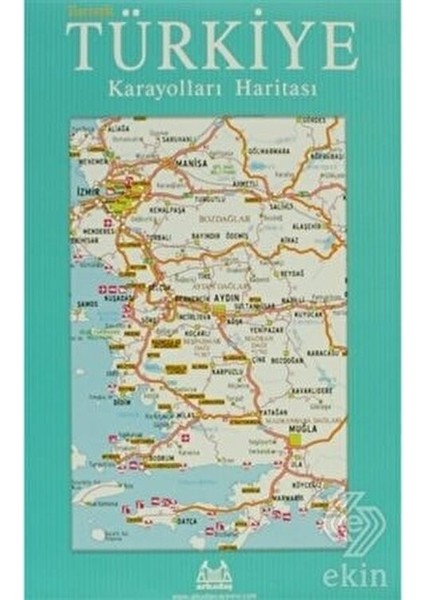 Turistik Karayolları Haritası Türkiye Büyük Boy - Derleme 28 Sayfa fiyatları