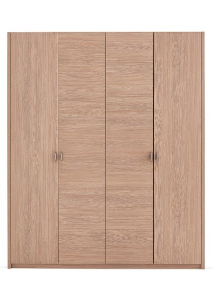 Paloma 4 Kapaklı Gardırop - Ceviz