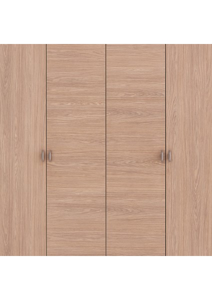 Paloma 4 Kapaklı Gardırop - Ceviz fırsatları