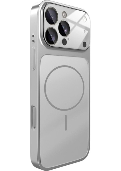 iPhone 16 Pro Uyumlu Kılıf 17 Pro Görünümlü Magsafe Özellikli Kamera Lens Korumalı Kılıf