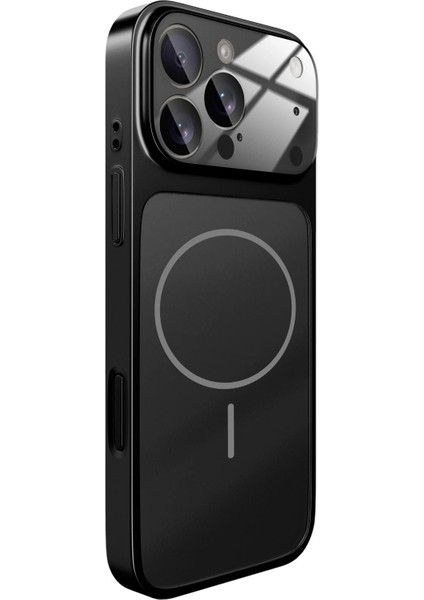 iPhone 16 Pro Uyumlu Kılıf 17 Pro Görünümlü Magsafe Özellikli Kamera Lens Korumalı Kılıf