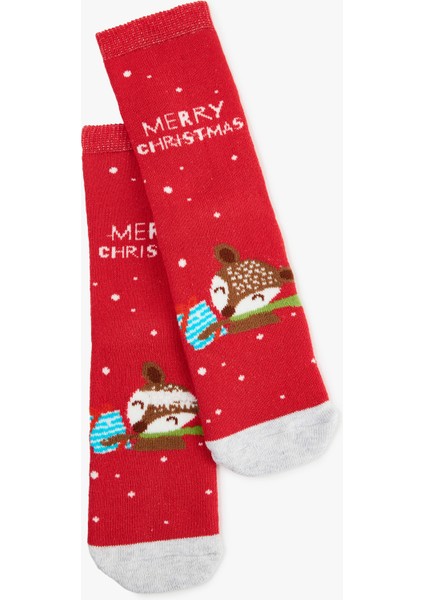 Pamuklu Yılbaşı Çorabı