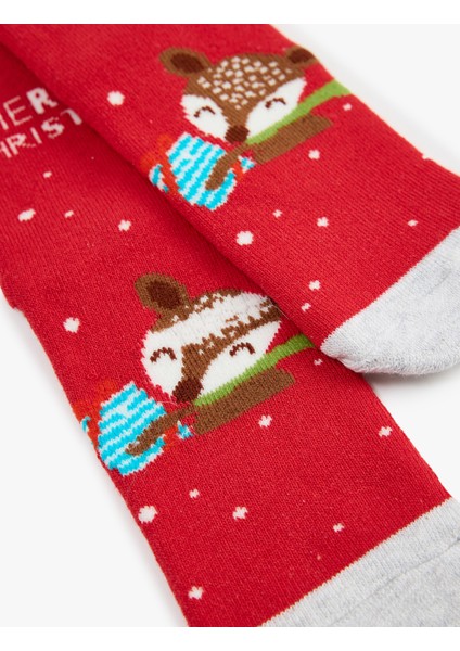 Pamuklu Yılbaşı Çorabı modelleri