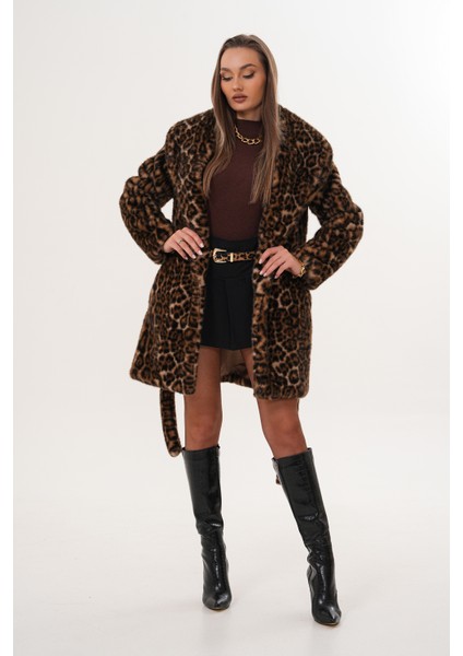 Midi Boy Vizon Leopar Kaban fiyatları