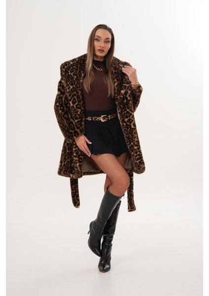 Midi Boy Vizon Leopar Kaban modelleri