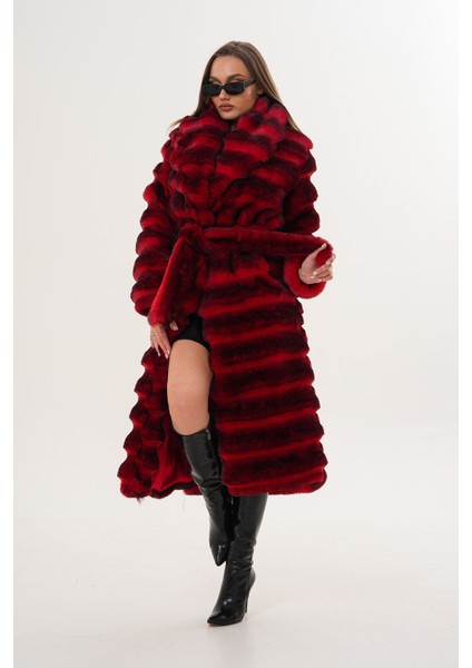 Tam Boy Çinçila Desenli Kaban indirimleri