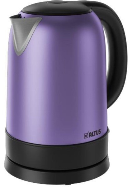 2000 W ve Altı Mor Paslanmaz Çelik Kettle, 1-2 L, Garantili, Şık Tasarım