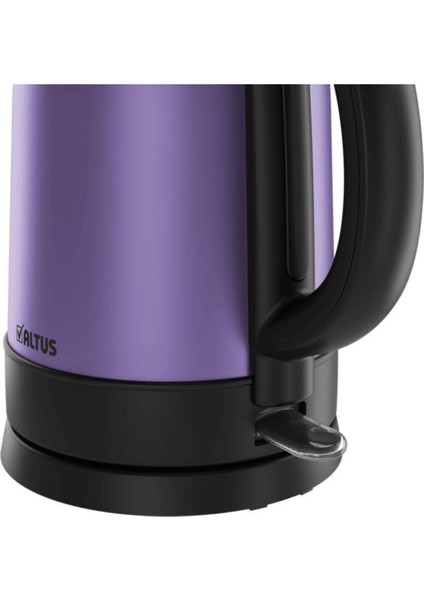 2000 W ve Altı Mor Paslanmaz Çelik Kettle, 1-2 L, Garantili, Şık Tasarım fiyatları