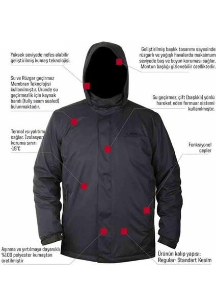 XPRO LOGAN OUTDOOR MONT ERKEK -SİYAH