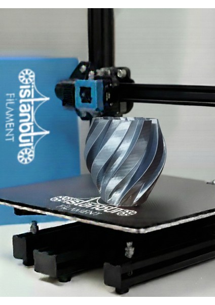 3D Baskı Pla+Silk Filament Gümüş - Siyah Çift Renk 1 kg Ø 1,75MM ± 0,05 mm Bambu Lab Uyumlu fiyatları