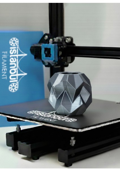 3D Baskı Pla+Silk Filament Gümüş - Siyah Çift Renk 1 kg Ø 1,75MM ± 0,05 mm Bambu Lab Uyumlu indirimleri