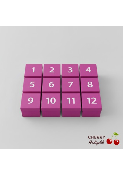 Advent Calendar Takı Kutusu – 12'li Karışık Takı Seti Her Aya Özel Notlarla Sürpriz Dolu Şıklık fiyatları