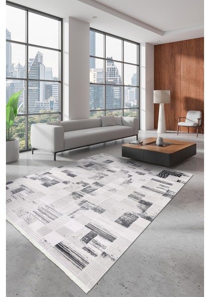 Kervalüx Gri Salon ve Oturma Odası Halısı – Robot Süpürge Uyumlu, Kolay Temizlik, Özel Ölçü Üretim modelleri