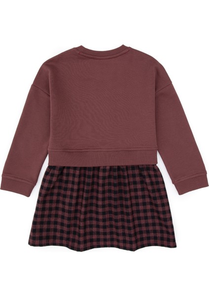 Kız Çocuk Gül Kurusu Elbise (Örme) 50318089-VR026 fiyatları