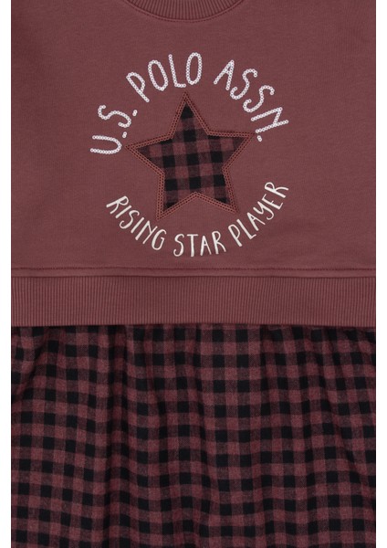 Kız Çocuk Gül Kurusu Elbise (Örme) 50318089-VR026 modelleri