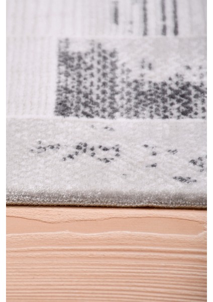 Kervalüx Gri Salon ve Oturma Odası Halısı – Robot Süpürge Uyumlu, Kolay Temizlik, Özel Ölçü Üretim fırsatları