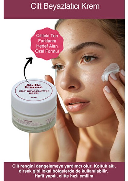 Cilt Krem 50 Ml Leke Karşıtı Aydınlatıcı Tüm Cilt Tipleri İçin Etkili Formül fırsatları