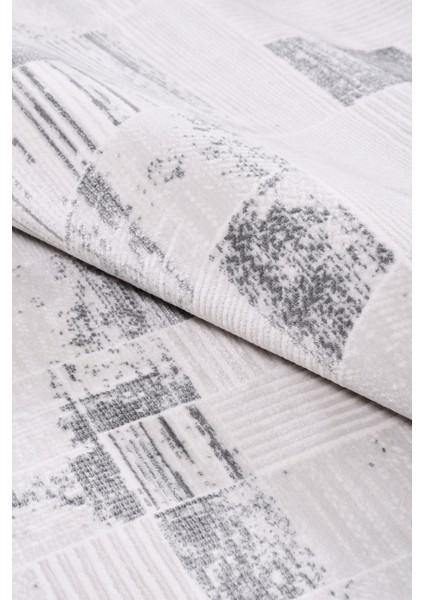 Kervalüx Gri Salon ve Oturma Odası Halısı – Robot Süpürge Uyumlu, Kolay Temizlik, Özel Ölçü Üretim