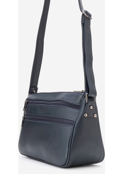 2108 Gerçek Deri Kadın Çapraz Çanta Lacivert modelleri