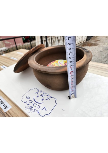 Toprak güveç kapaklı 3-4 kişilik küçük boy modelleri