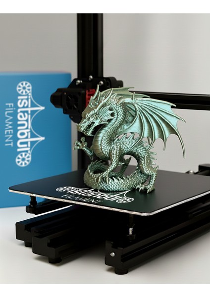 3D Baskı Pla+ Silk Filament Gold - Siyah Çift Renk (Yeşil Efektli) 1 kg Ø 1,75MM ± 0,05 mm fiyatları