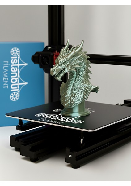 3D Baskı Pla+ Silk Filament Gold - Siyah Çift Renk (Yeşil Efektli) 1 kg Ø 1,75MM ± 0,05 mm modelleri