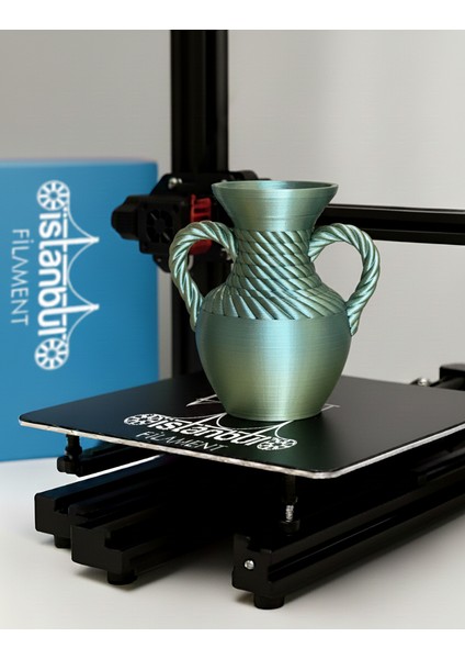 3D Baskı Pla+ Silk Filament Gold - Siyah Çift Renk (Yeşil Efektli) 1 kg Ø 1,75MM ± 0,05 mm fırsatları