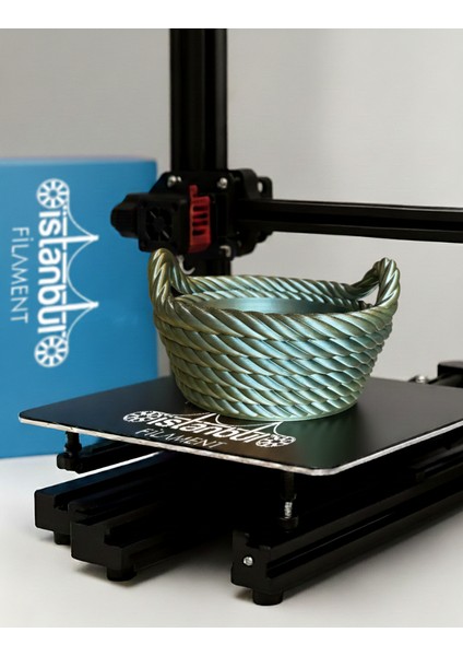 3D Baskı Pla+ Silk Filament Gold - Siyah Çift Renk (Yeşil Efektli) 1 kg Ø 1,75MM ± 0,05 mm indirimleri