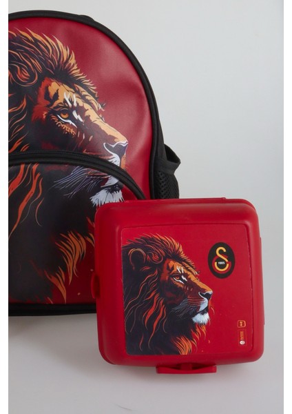 Dekomus Ile Lisanslı Galatasaray Küçük Boy 32 cm Anaokul ÇANTASI,500 ml Matara ve Beslenme Kabı Seti fırsatları