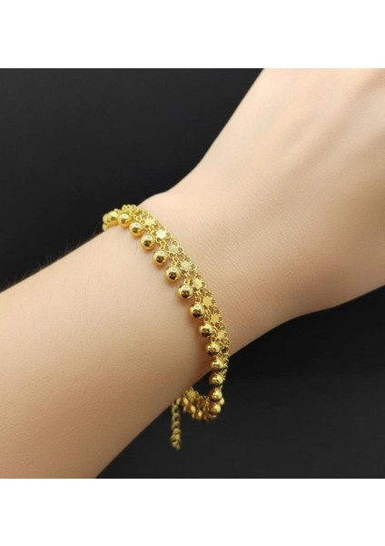 8 gr (GRAM) Tam Tur Toplu Kişniş Bileklik Künye 14 Ayar Altın fırsatları